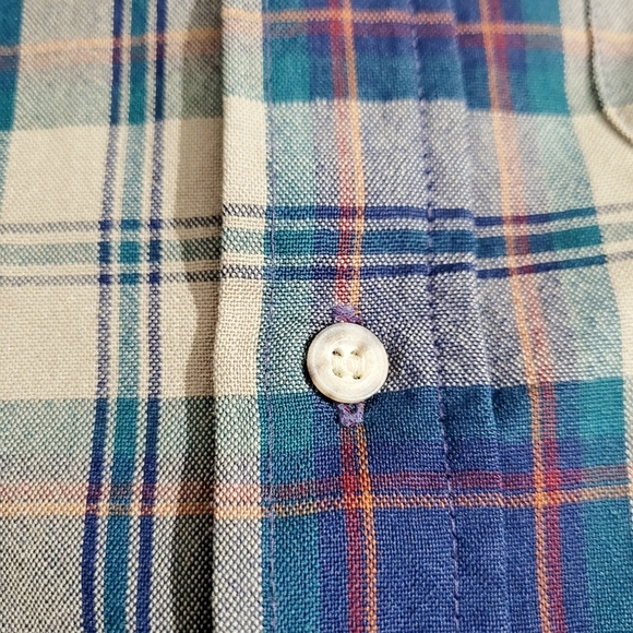 Vintage Pendleton Plaid Flannel Shirt 100% Virgin Wool *Made In USA* mens Size M - Picture 7 of 14